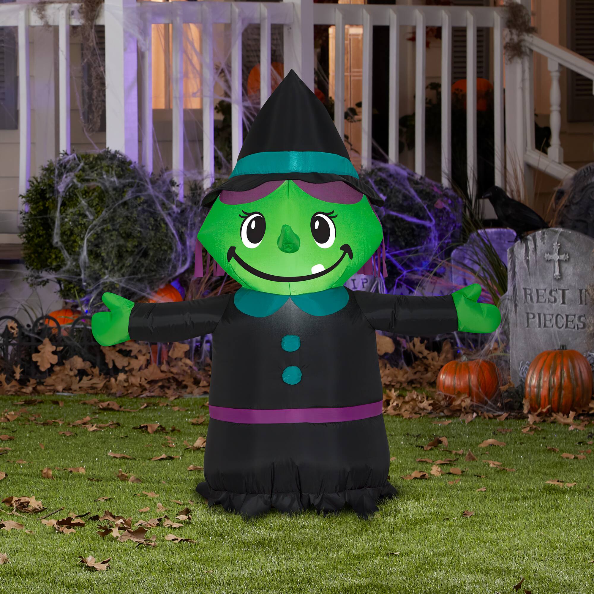 3.5ft. Airblown® Inflatable Halloween Witch